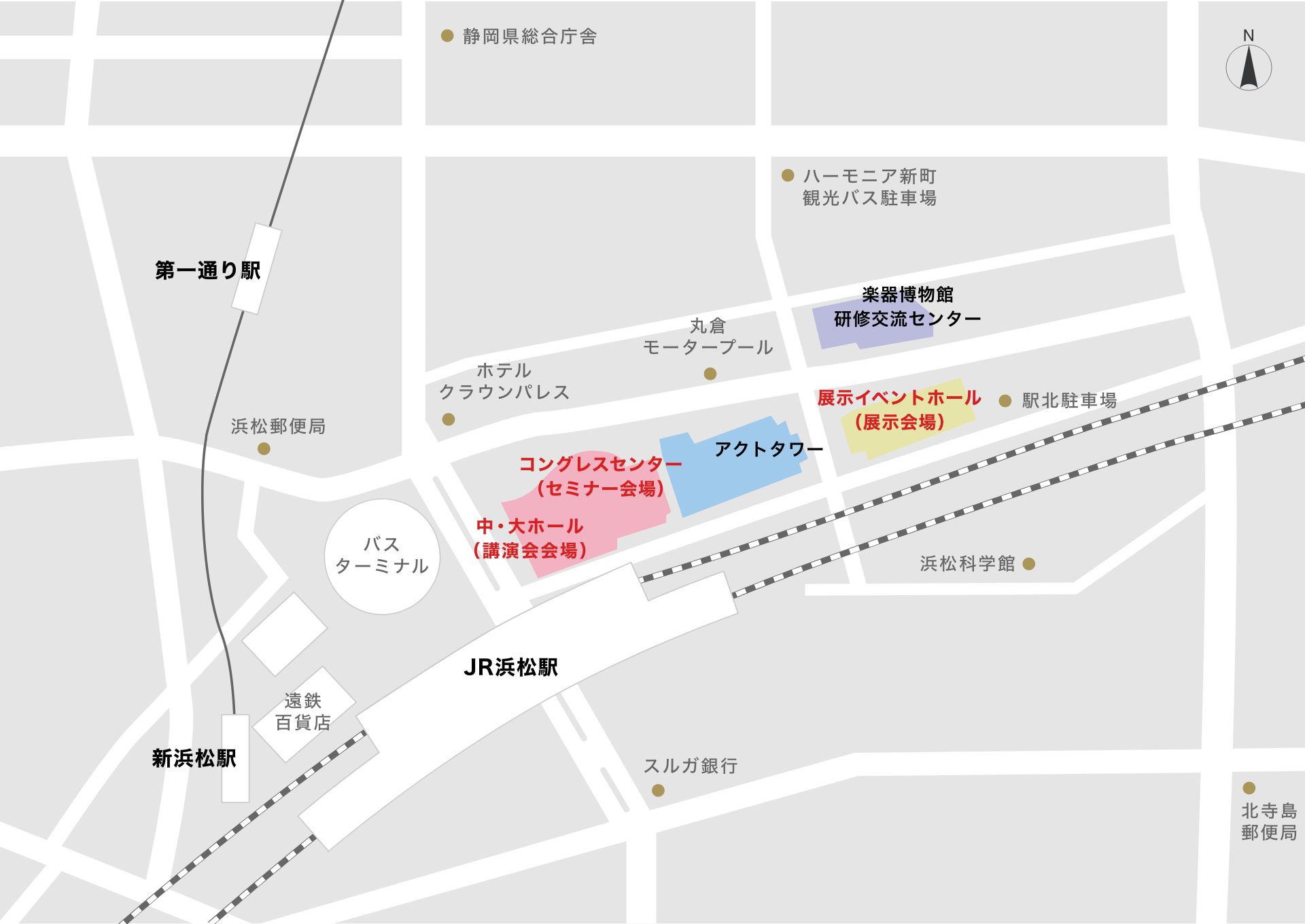 駅からの地図
